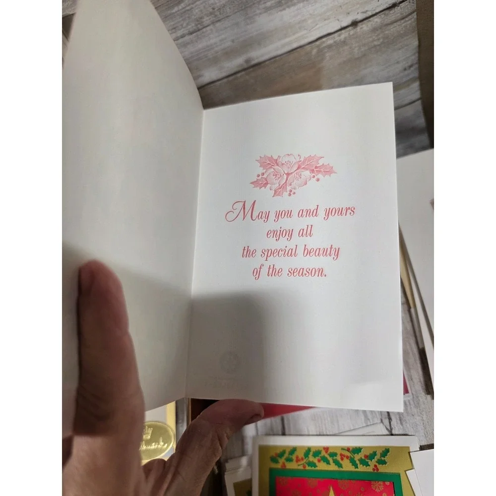 Hallmark Holiday Greeting Card Lot 152 Count Christmas Thanksgiving Envelopes